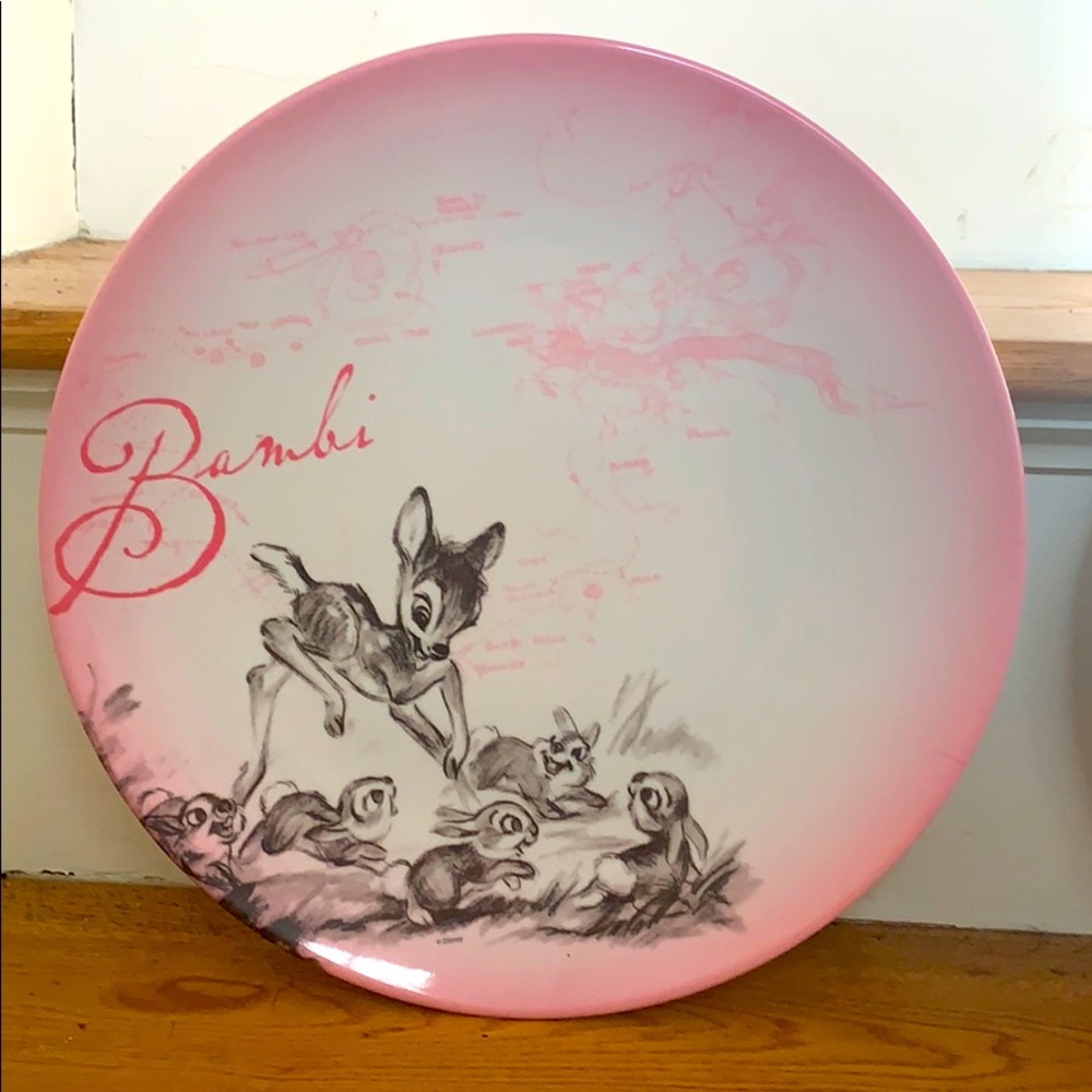 Pink Bambi flat plate
